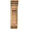 Ekena Millwork Merced Traditional Smooth Bracket w/ Offset Brace, Western Red Cedar, 5 1/2"W x 14"D x 22"H BKT0604X14X22MRC01SWR - alternate 2